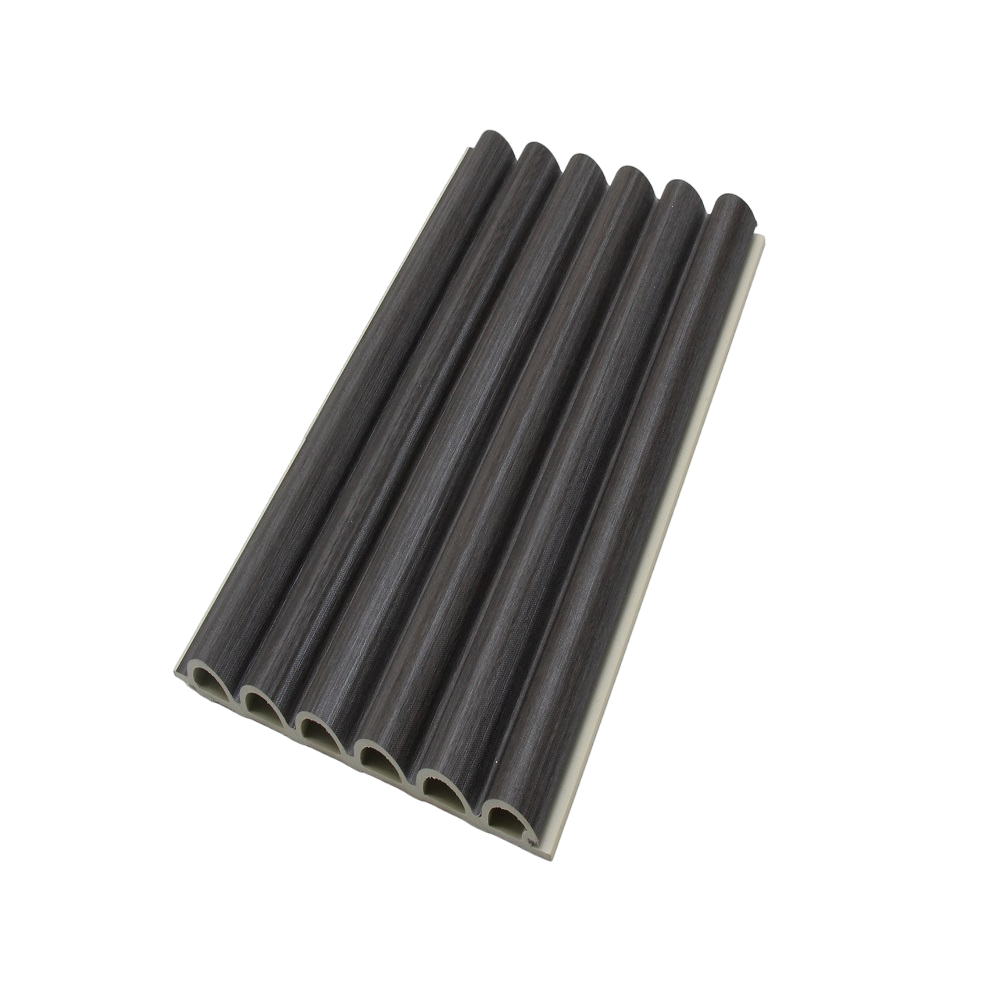 Round Slat Ash Internal PVC Wall Cladding panel profile detail Melbourne | THQ