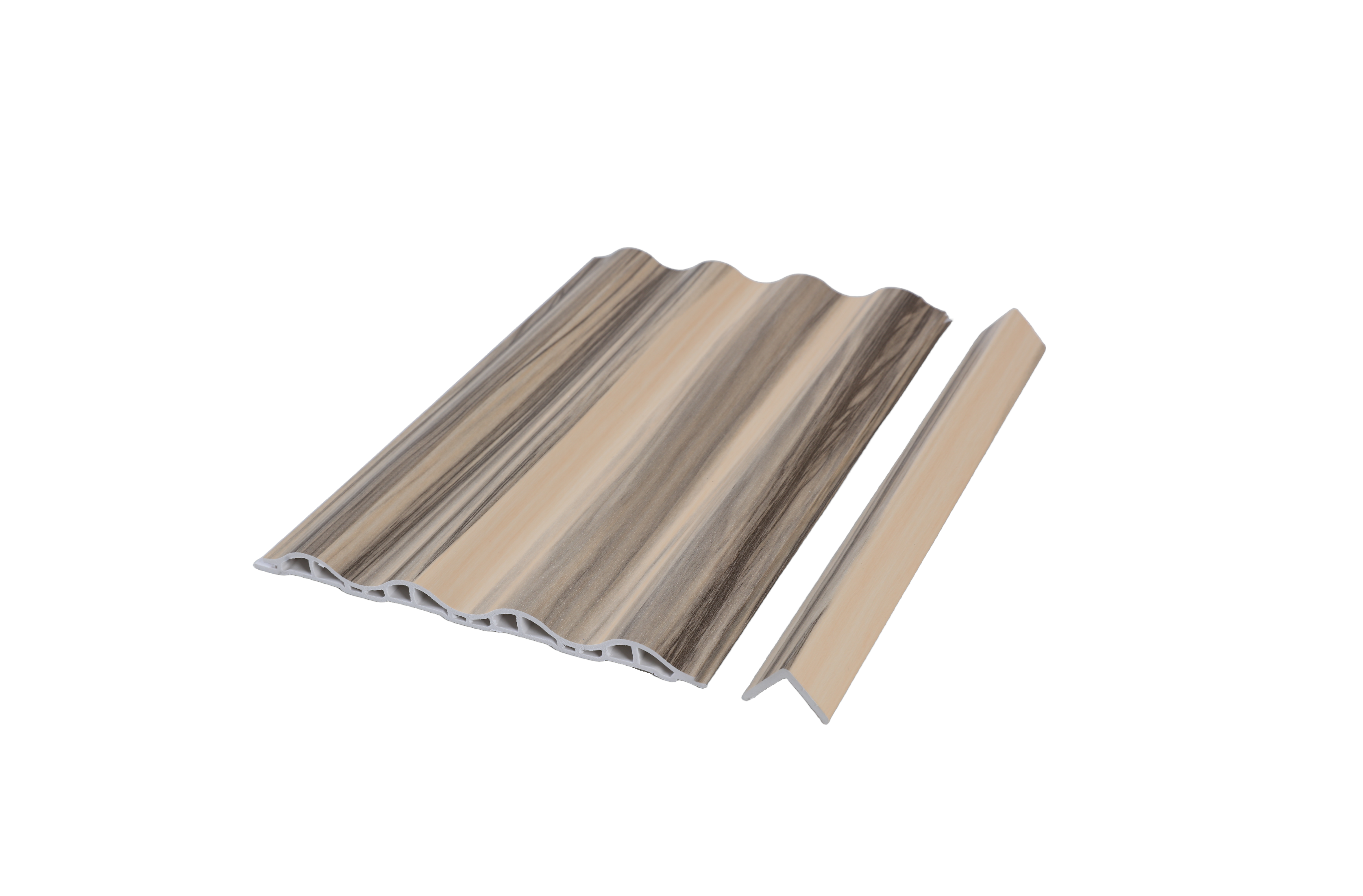Waves - Beige Internal PVC Wall Cladding installed feature wall Melbourne | THQ