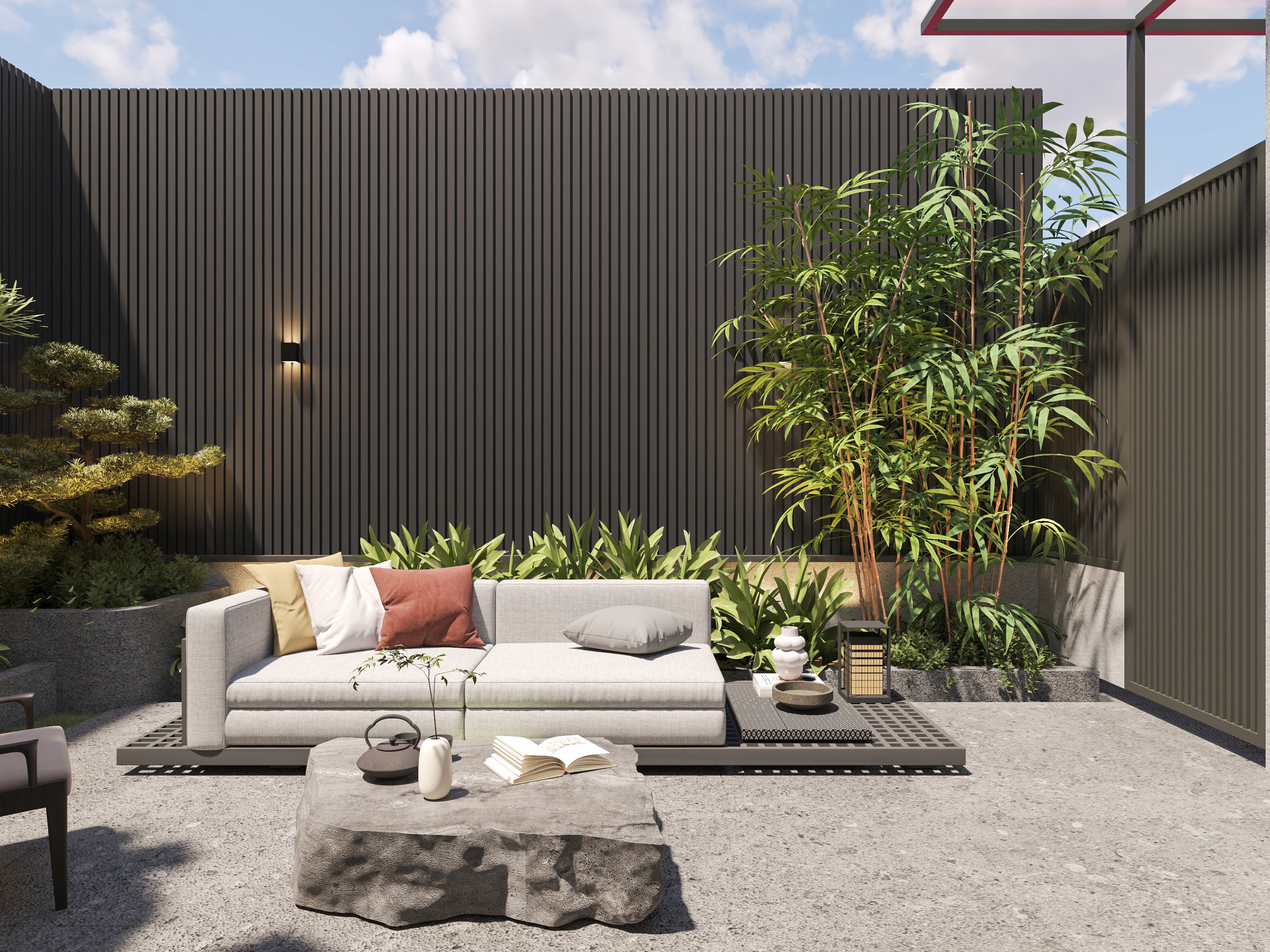 Charcoal External Wall Cladding external wall cladding board close-up Brisbane | THQ