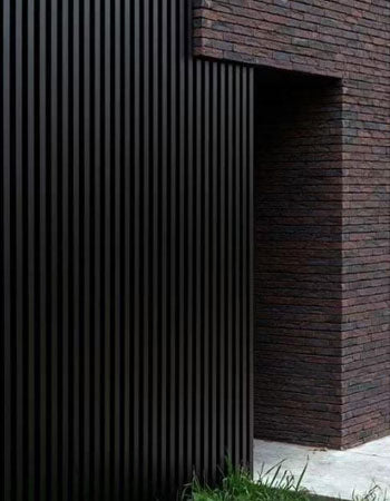 Charcoal External Wall Cladding installed facade application Melbourne | THQ