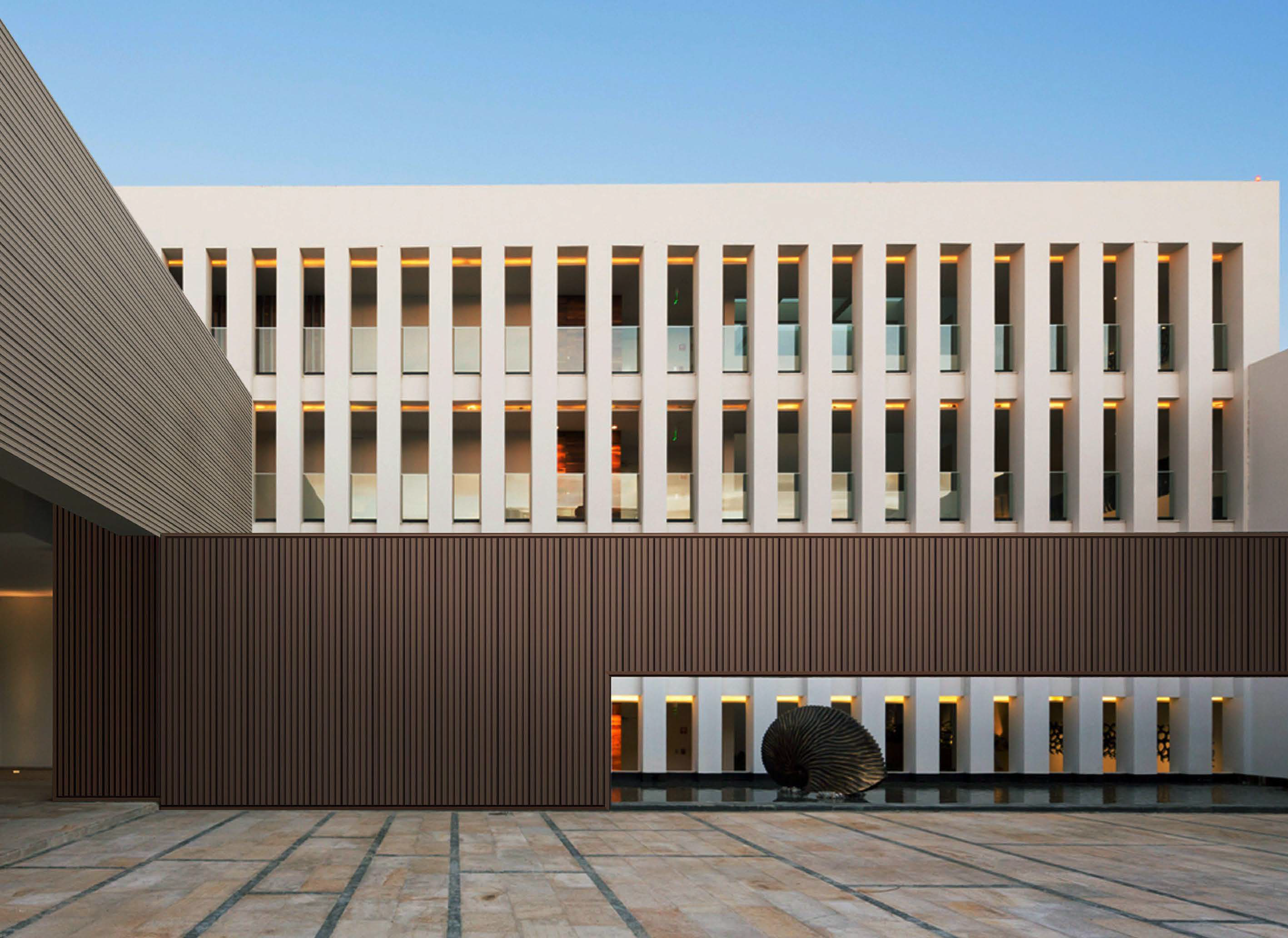 Brown External Wall Cladding installed facade application Melbourne | THQ
