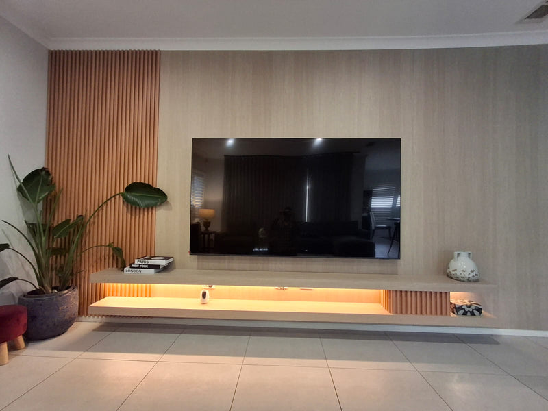 Internal Wall Cladding with LED lights