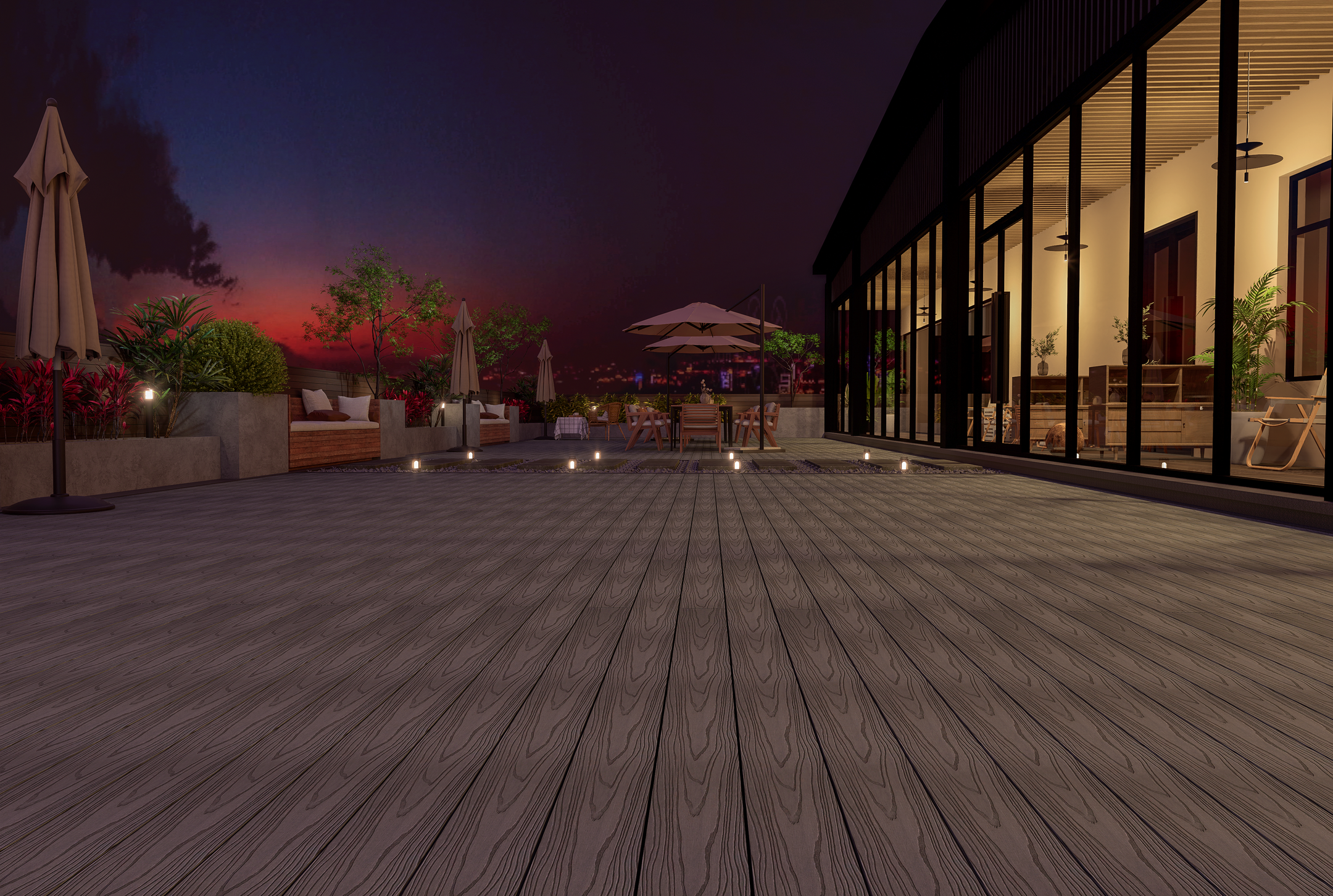 Co-Extrusion Builder Decking THQ