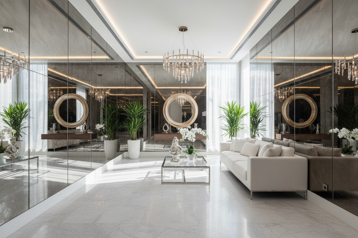 Mirror Wall Panels Australia – Decorative & Gym Mirrors | THQ