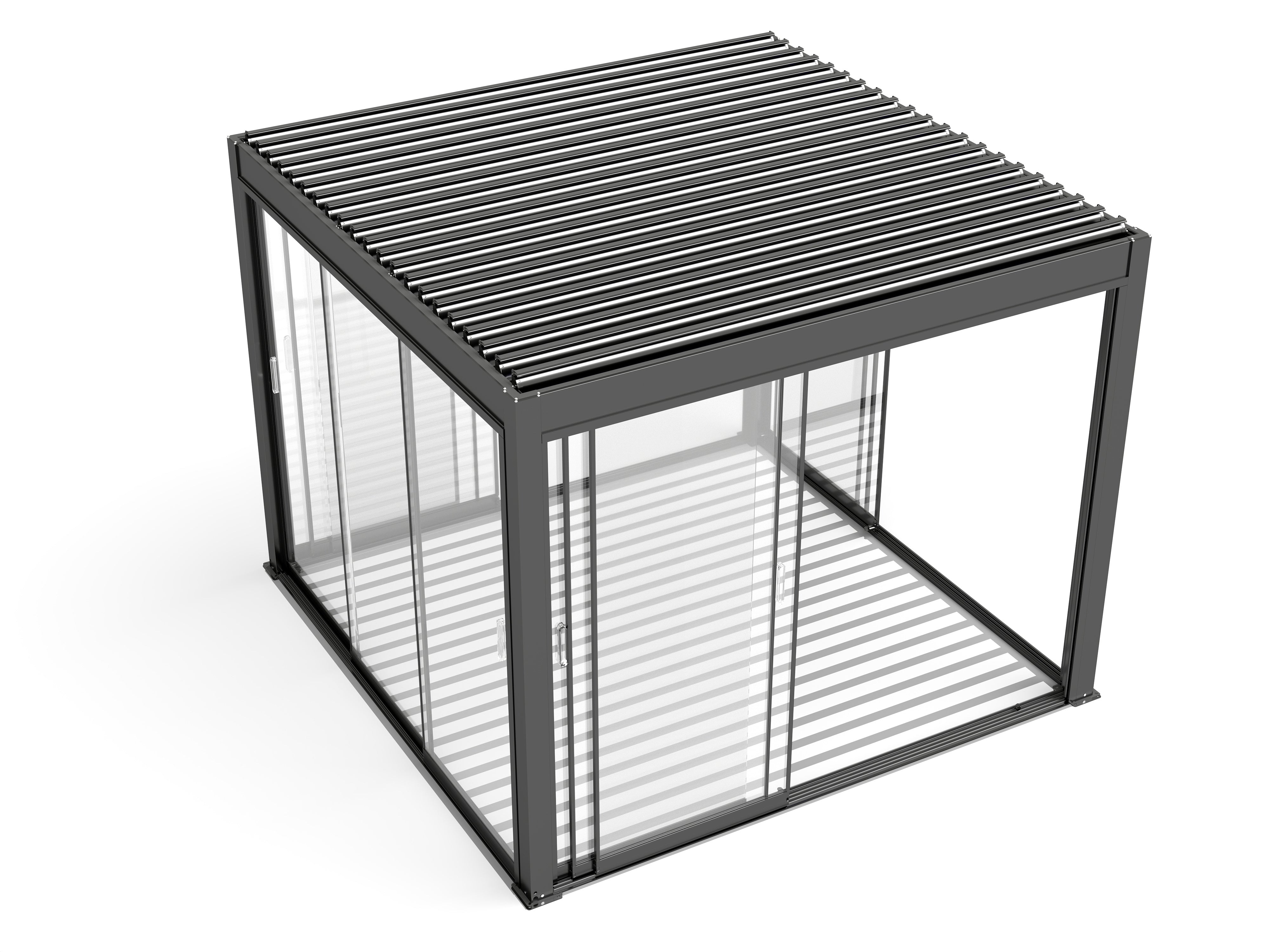 3M THQ Glass Door Screen – 10mm Toughened Glass | All-Weather Pergola Enclosure | Australia-Wide