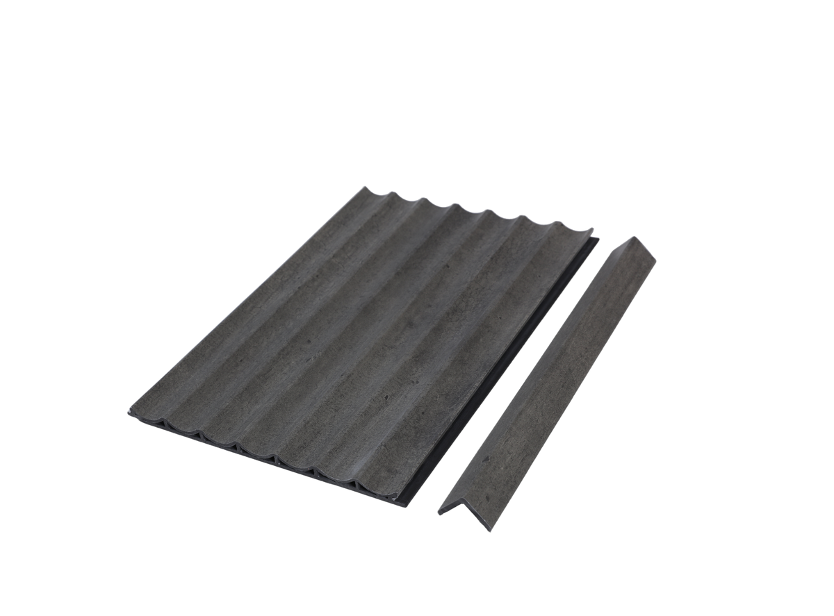 Semi-Circle Grey Internal PVC Wall Cladding | Melbourne | THQ