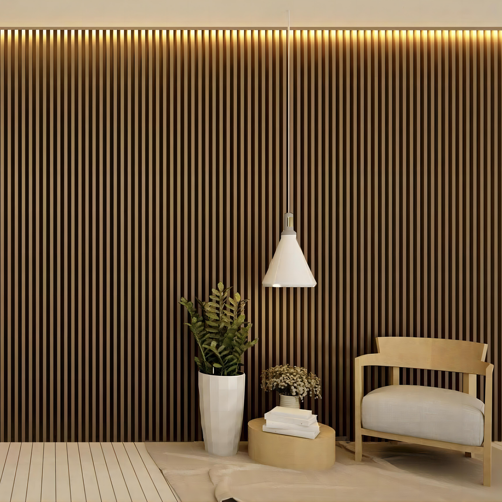 Internal Pvc Cladding HP Tectona Internal PVC Wall Cladding | 160x24x2900mm Panels