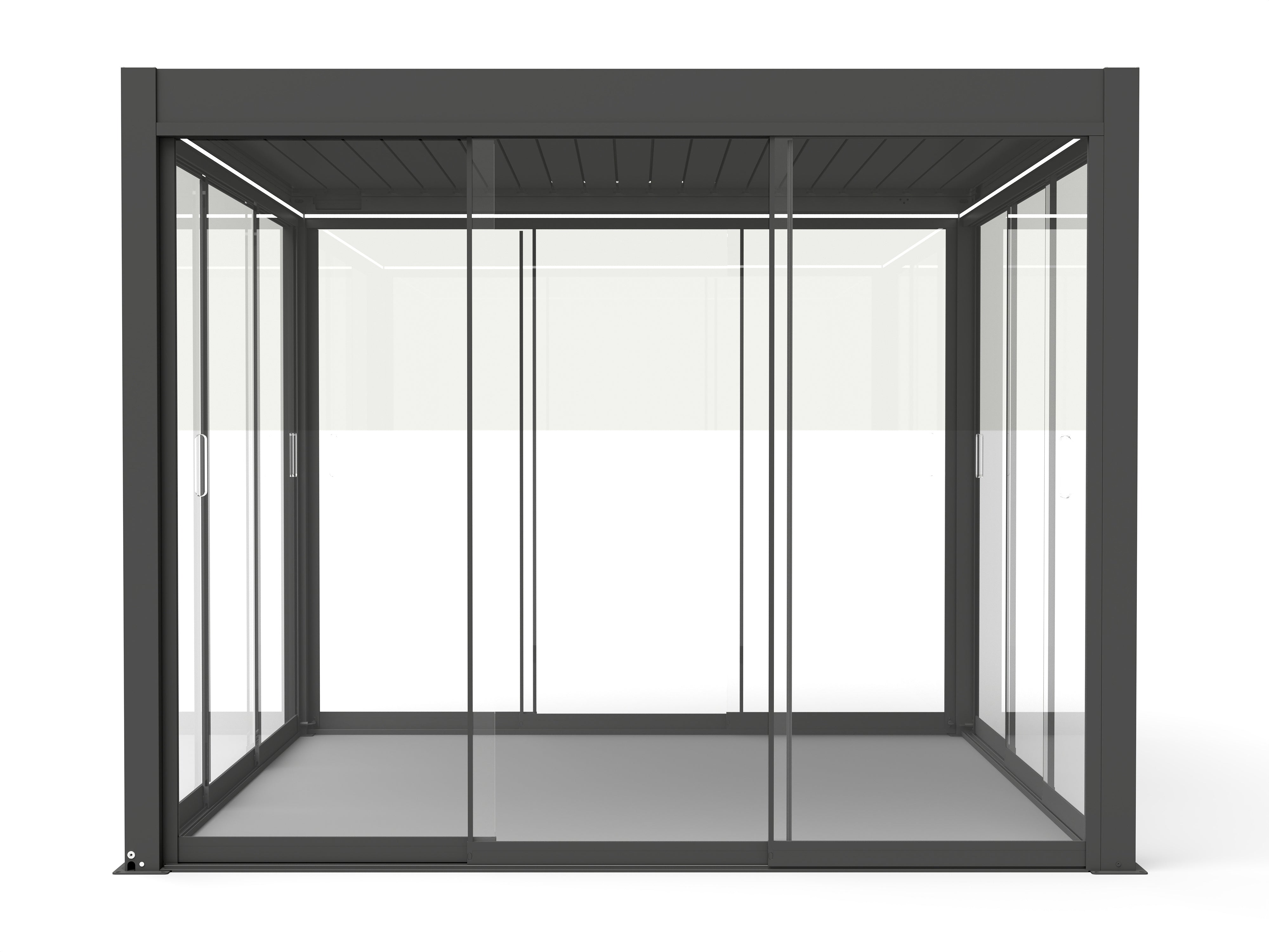 4M THQ Glass Door Screen – 10mm Toughened Glass | All-Weather Pergola Enclosure | Australia-Wide