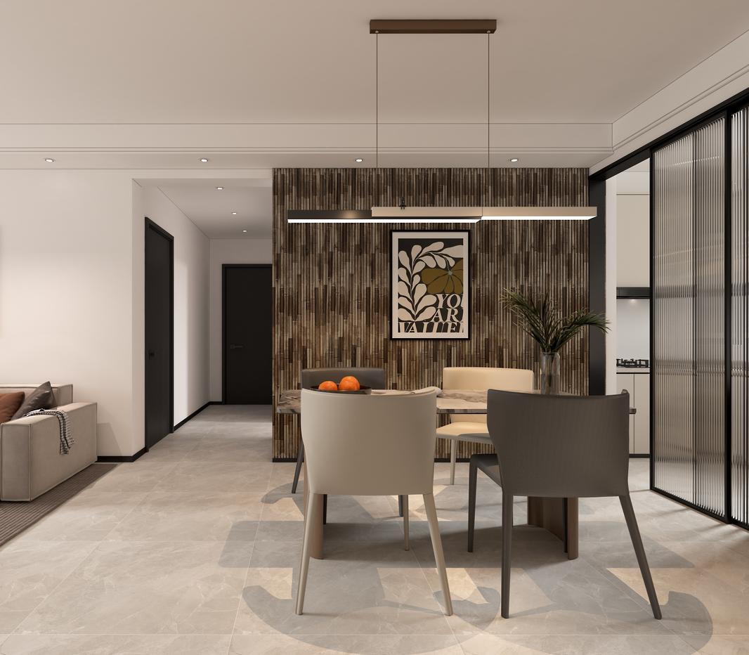 Six Pier Walnut Internal PVC Wall Cladding | 170x18x2900mm Panel