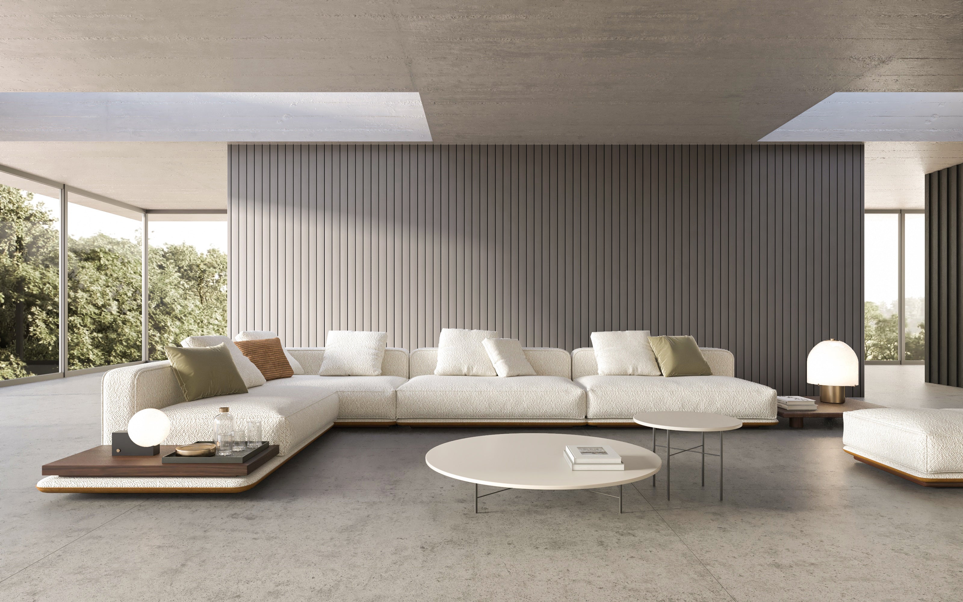 3P - Beige & Black Internal PVC Wall Cladding