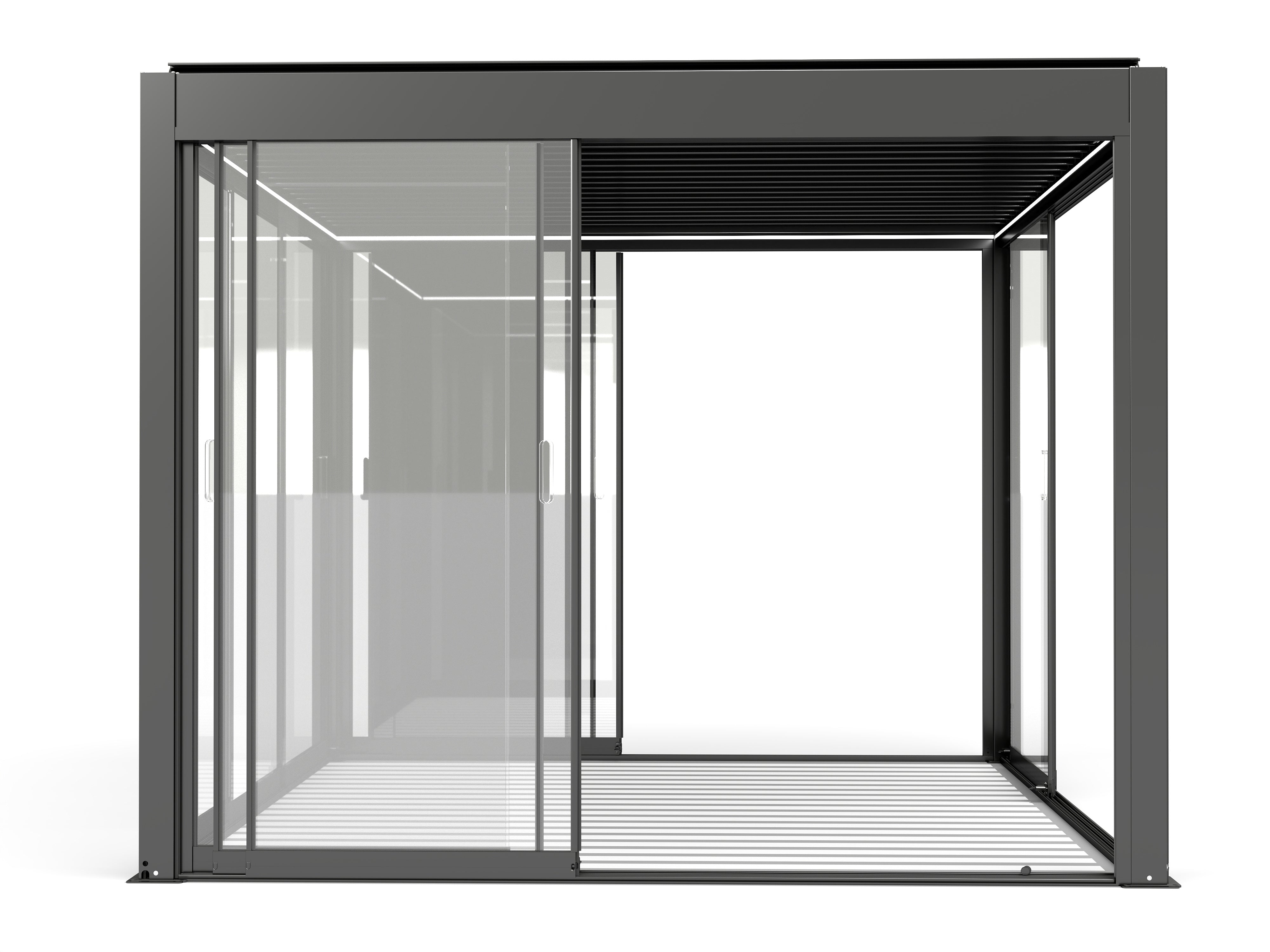3M THQ Glass Door Screen – 10mm Toughened Glass | All-Weather Pergola Enclosure | Australia-Wide