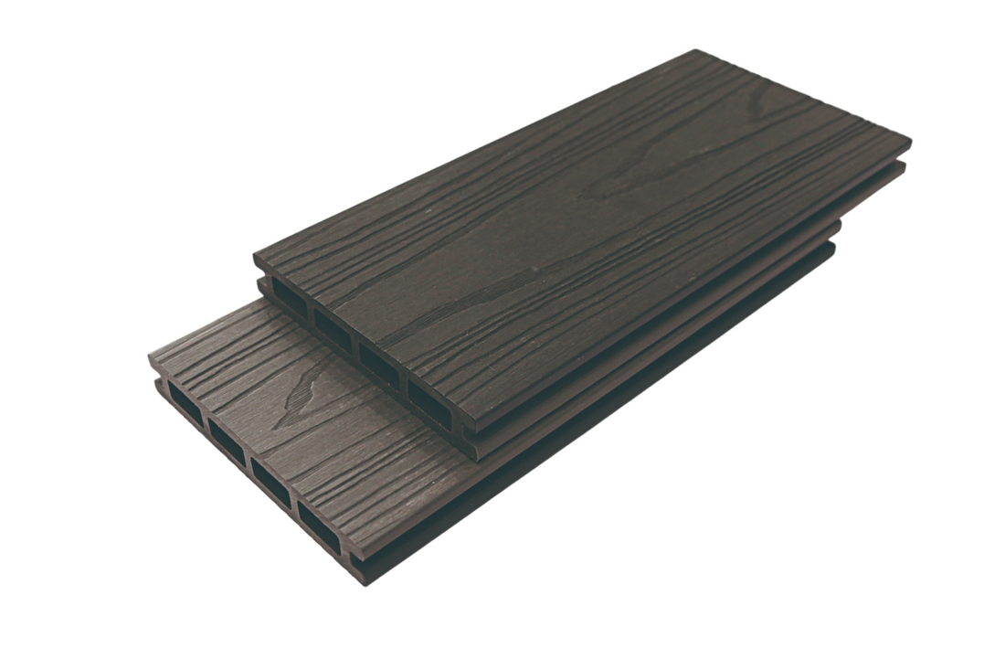 Charcoal / Silver Grey Builder Range Co Extrusion Decking Board