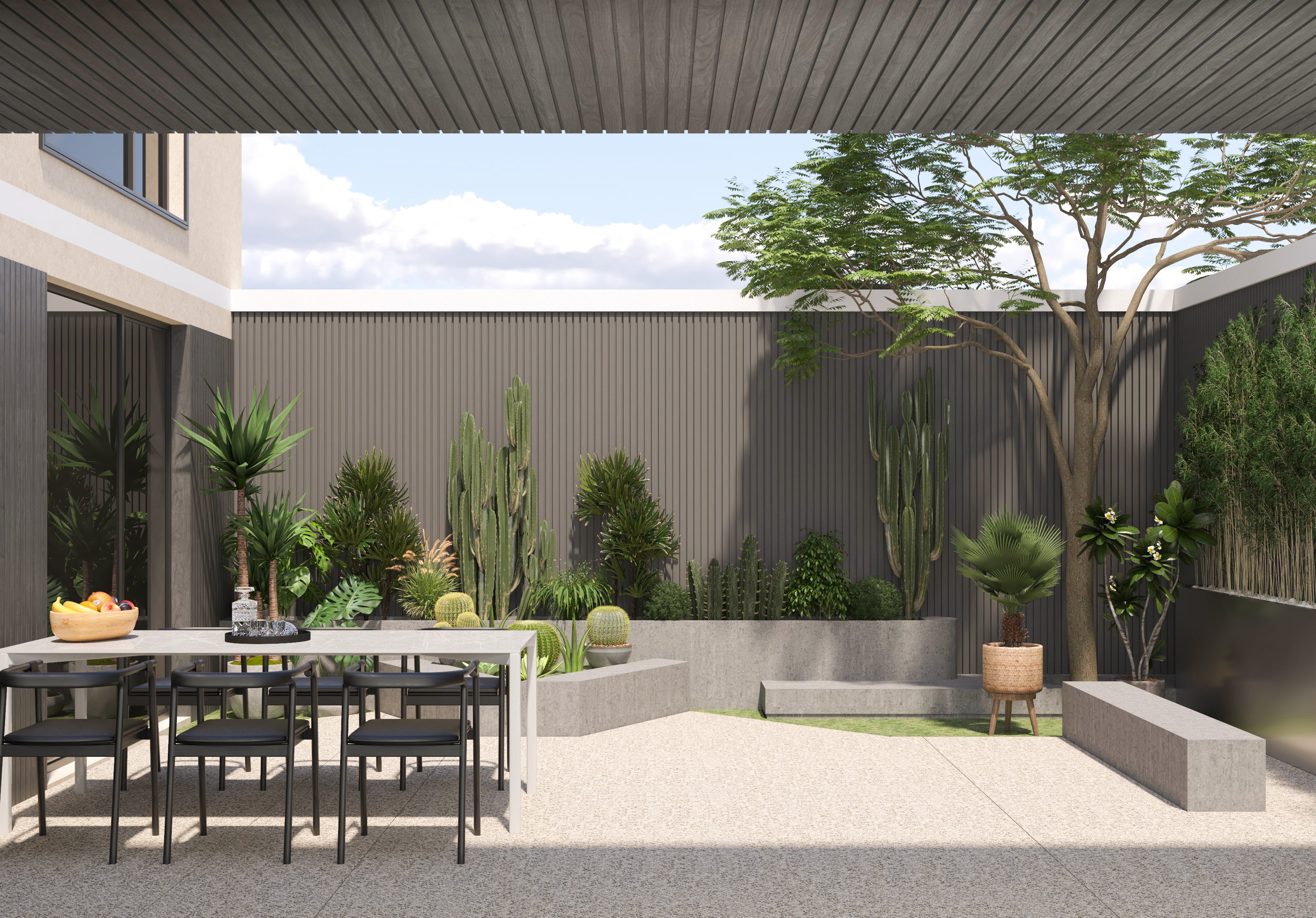 Grey External Wall Cladding external wall cladding board close-up Brisbane | THQ