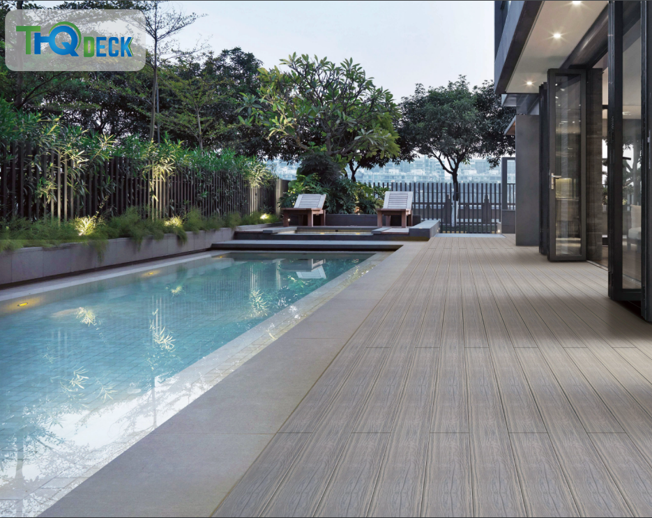 Ancient Wood Teak Signature Decking Board colour finish sample Melbourne | THQ
