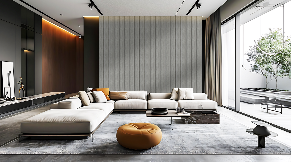 Moonveil Grey Internal PVC Wall Cladding
