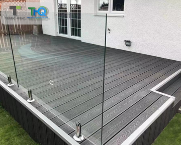 Dark Grey 3D Standard Decking Board