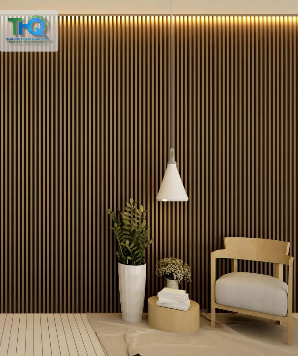 HP Black and Brown Internal PVC Wall Cladding