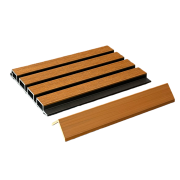 Teak and Black External Wall Cladding