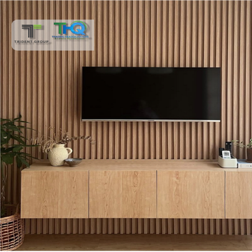 Big Slat Teak New Internal PVC Wall Cladding