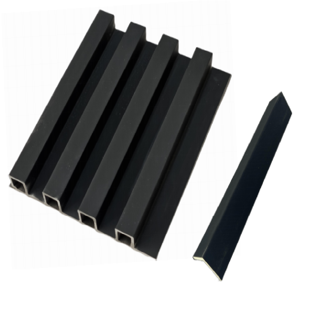 Premium HP Royal Black PVC Wall Cladding | 160x24x2900mm Panels