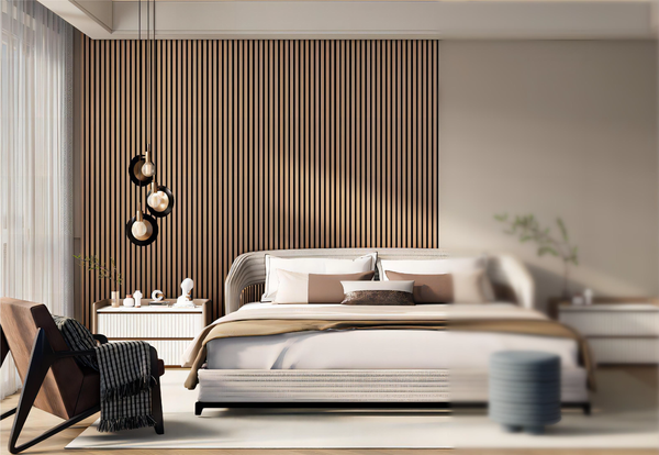 HP Teak & Black Internal PVC Wall Cladding | Brisbane QLD | THQ