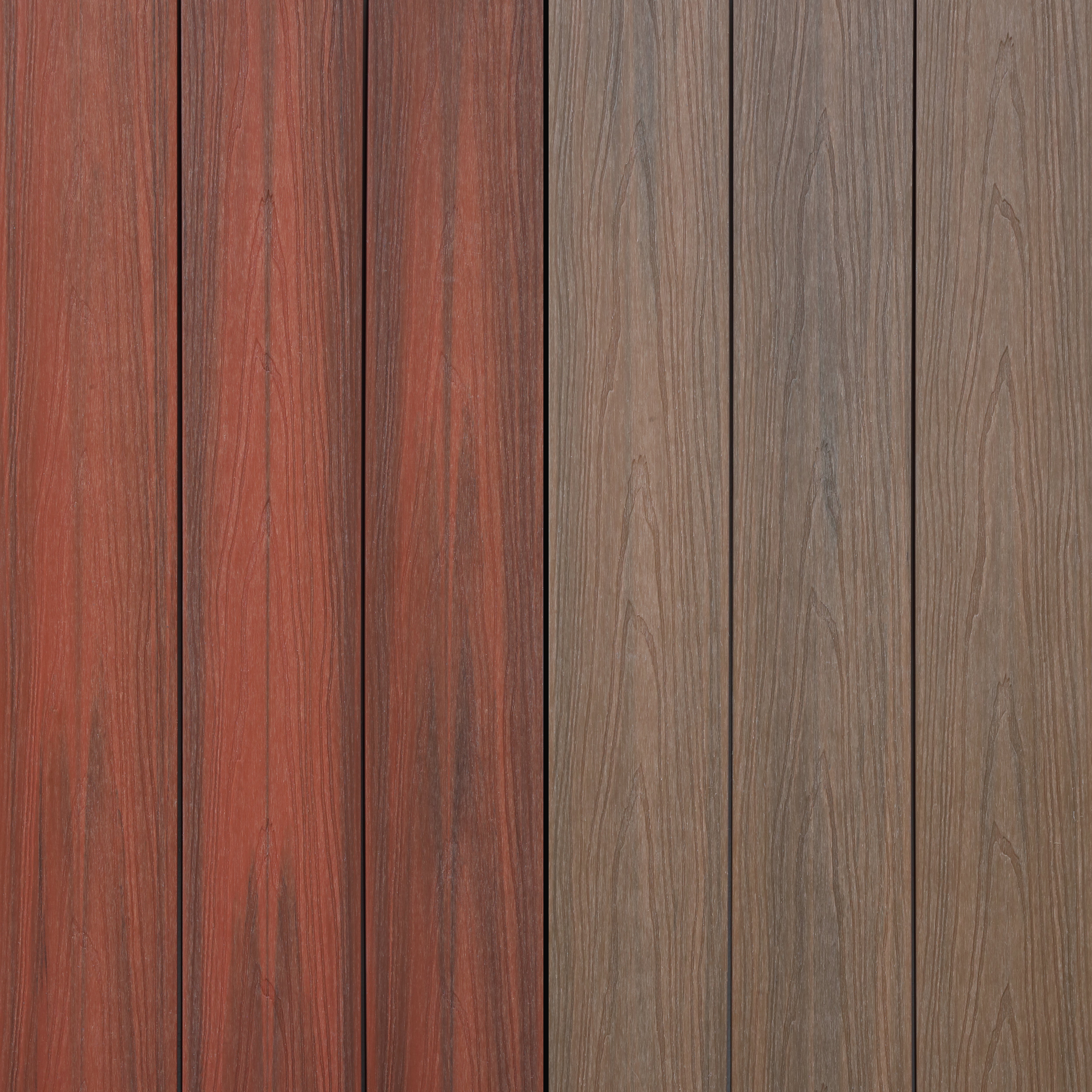 Merbau / Teak Builder Range Co Extrusion Decking Board decking board close-up Melbourne | THQ