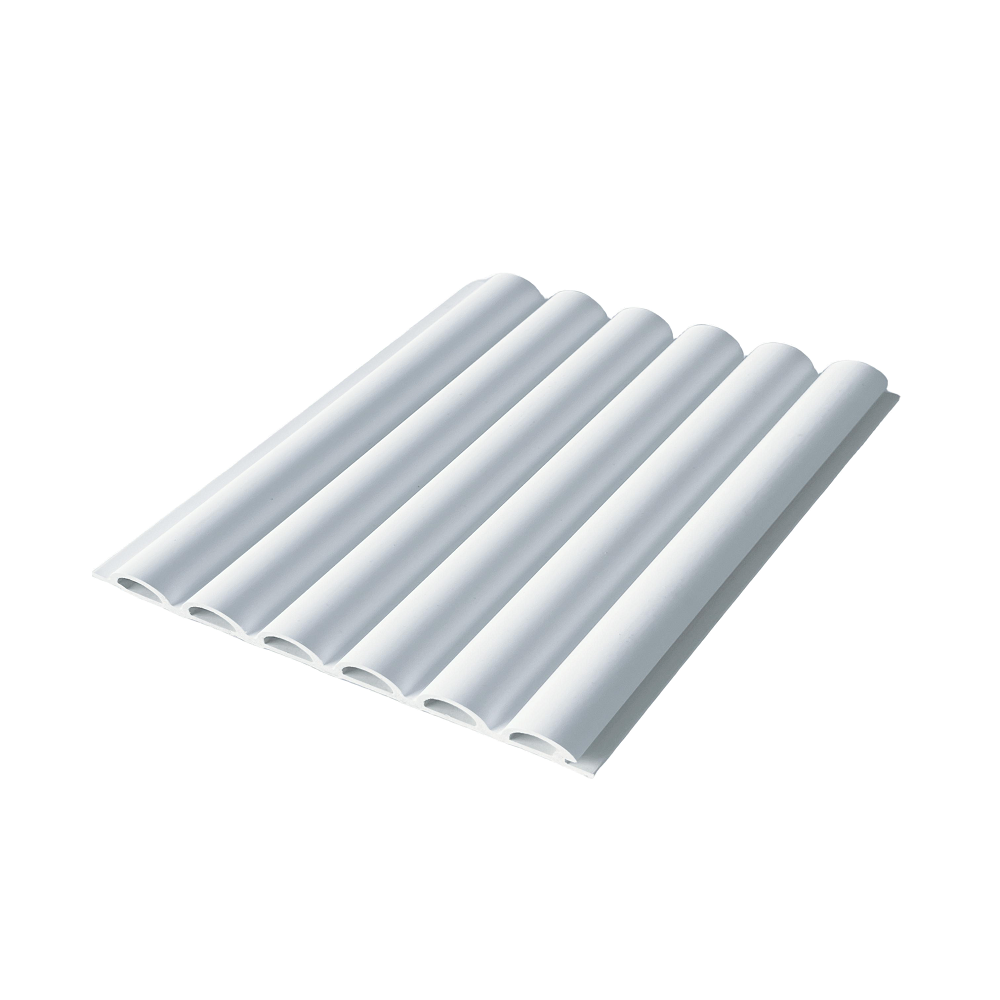 Round Slat White Internal PVC Wall Cladding (QLD)