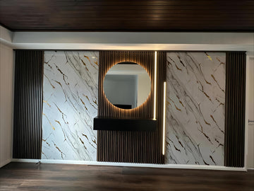 White & Gold UV Panel (QLD)
